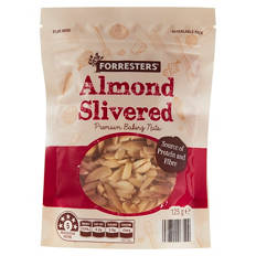 Baking Almonds Slivered 125g